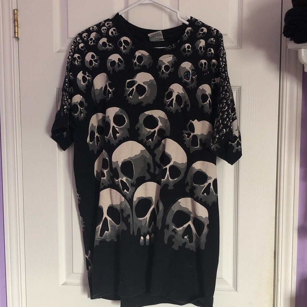 Liquid Blue 1992 Skull T Shirt